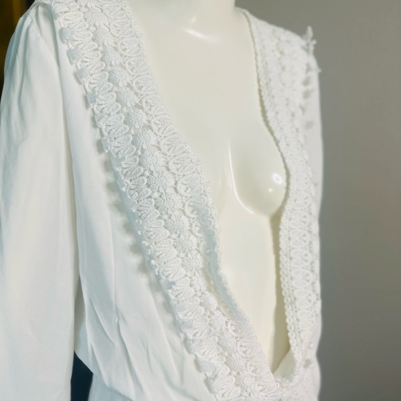 La Blanca Plunging V Cover Up Romper - Picture 3 of 5